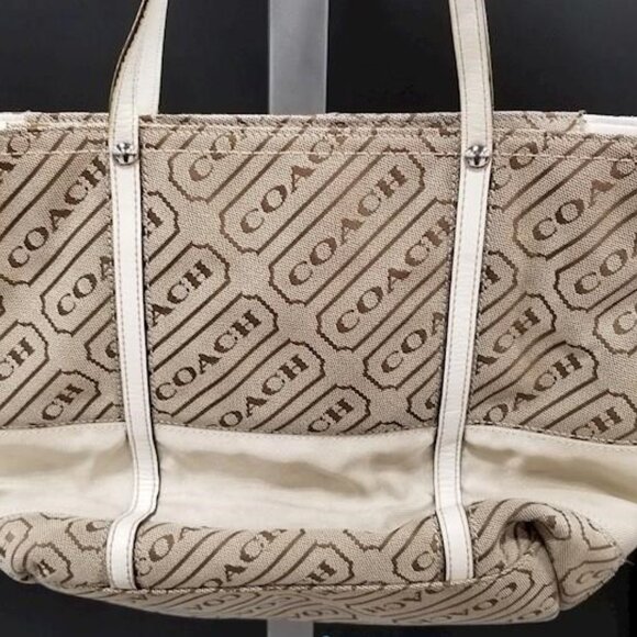 Coach Lozenge Tote Shoulder Bag - Picture 3 of 6